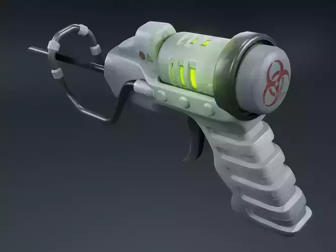 Syringe Low-poly 3D model