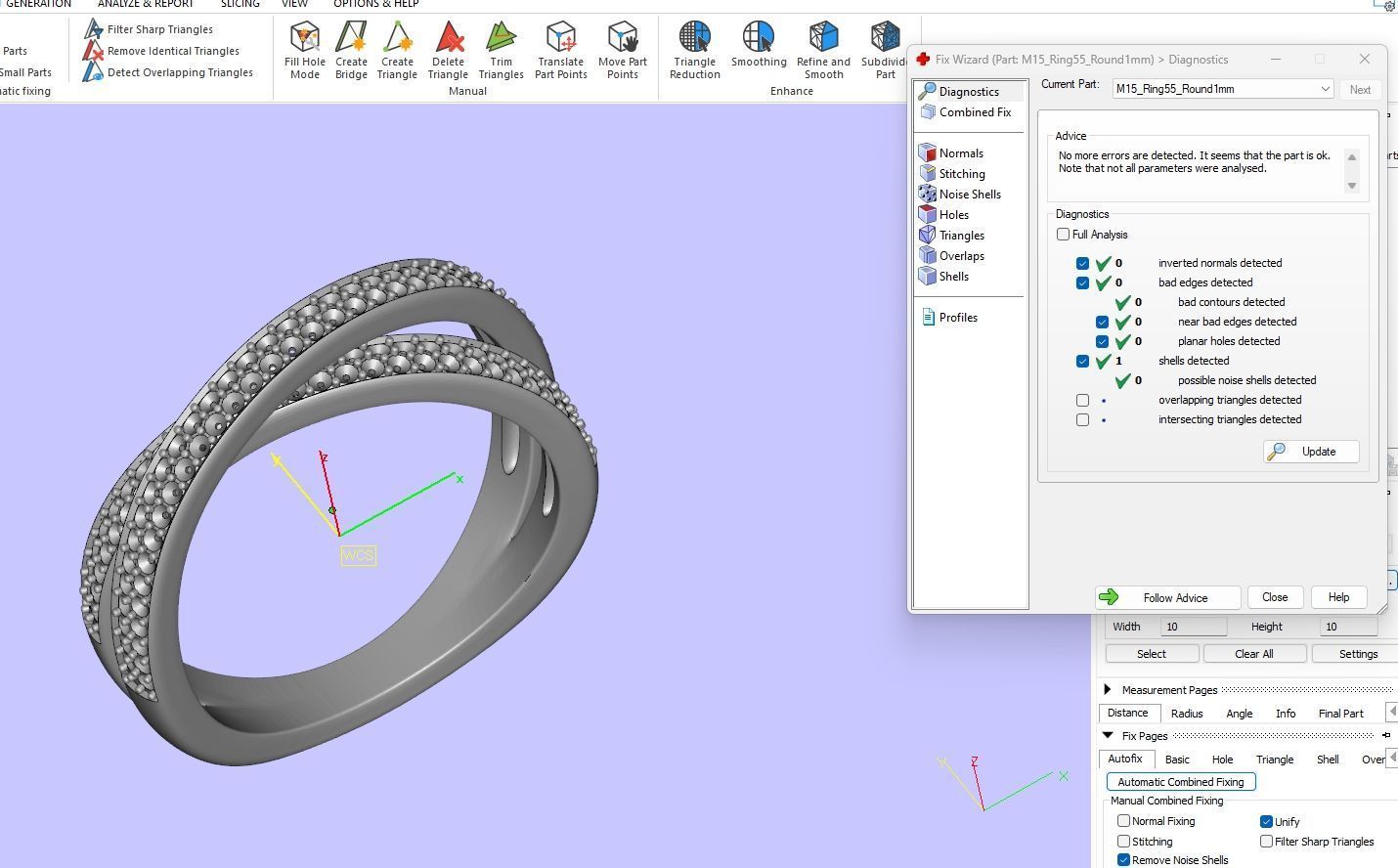 Diamonds Ring Style 3D print model_8