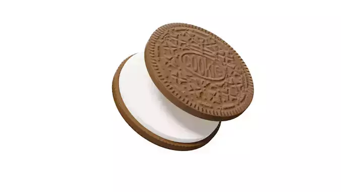 3D Small Cookie With Rig