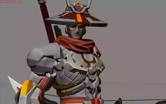 Yi Sun Shin Lone Destructor Low-poly 3D model Yi Sun Shin Lone Destructor Low-poly 3D model