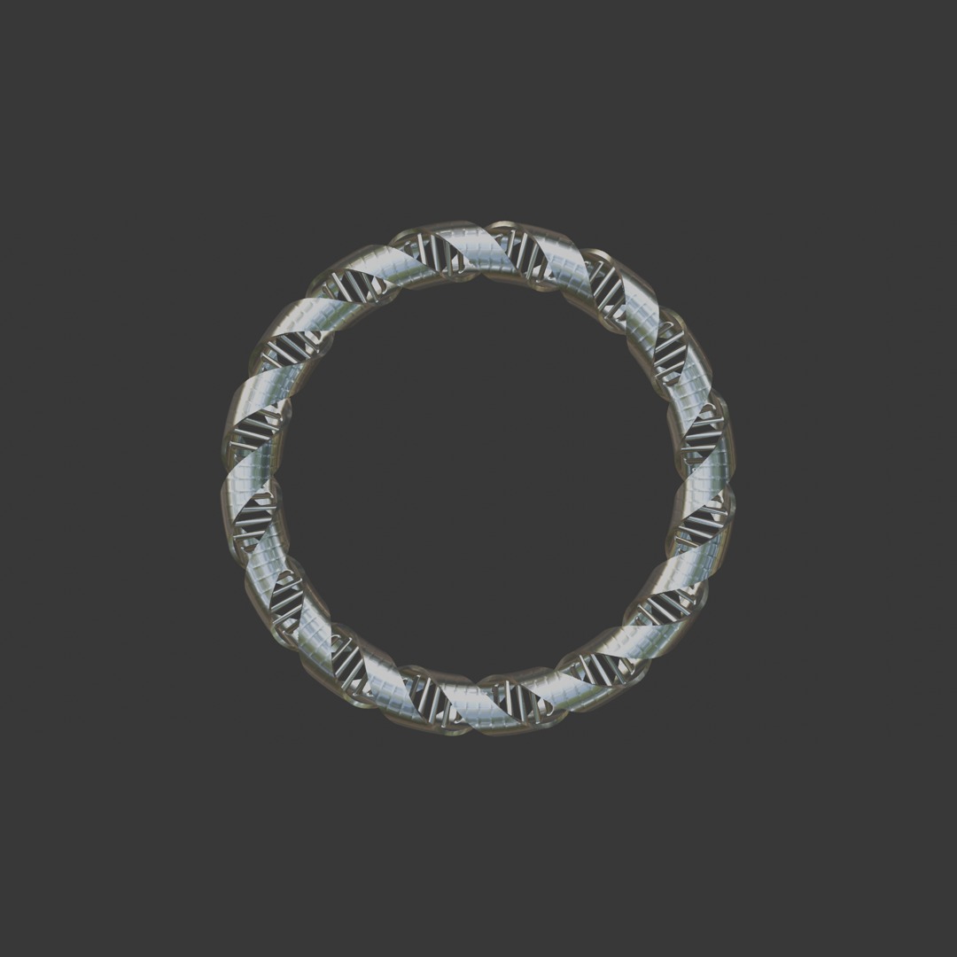 Bracelet 032 3D print model_1