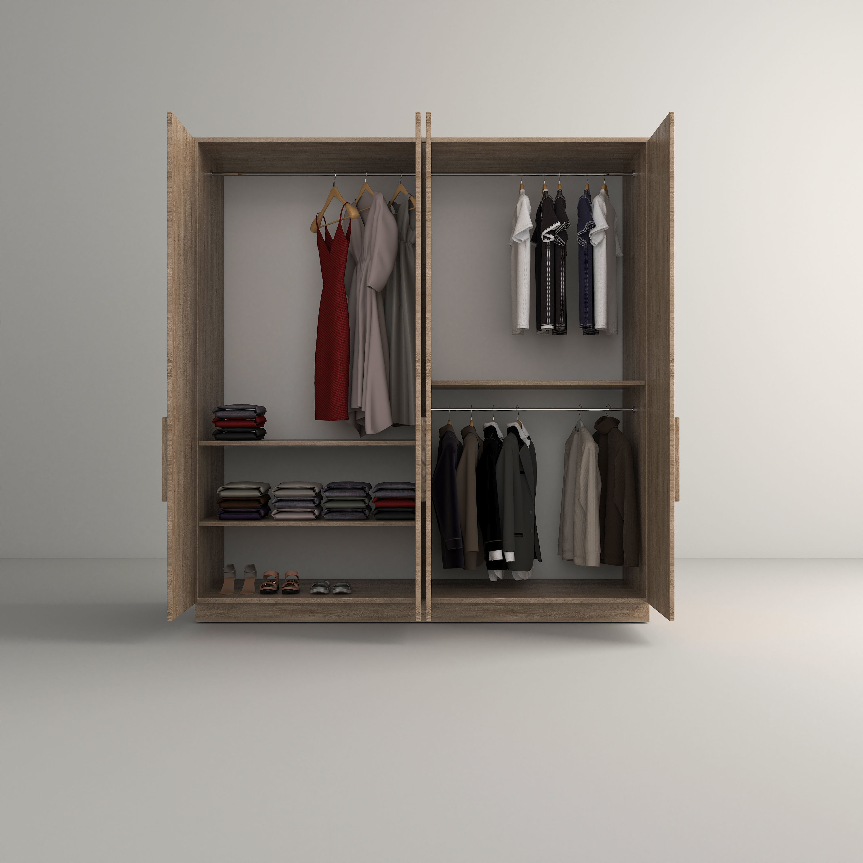3d model wardrobe  3D print model_1