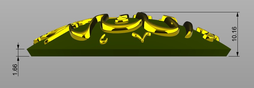 Allah-47cm 3D print model_3