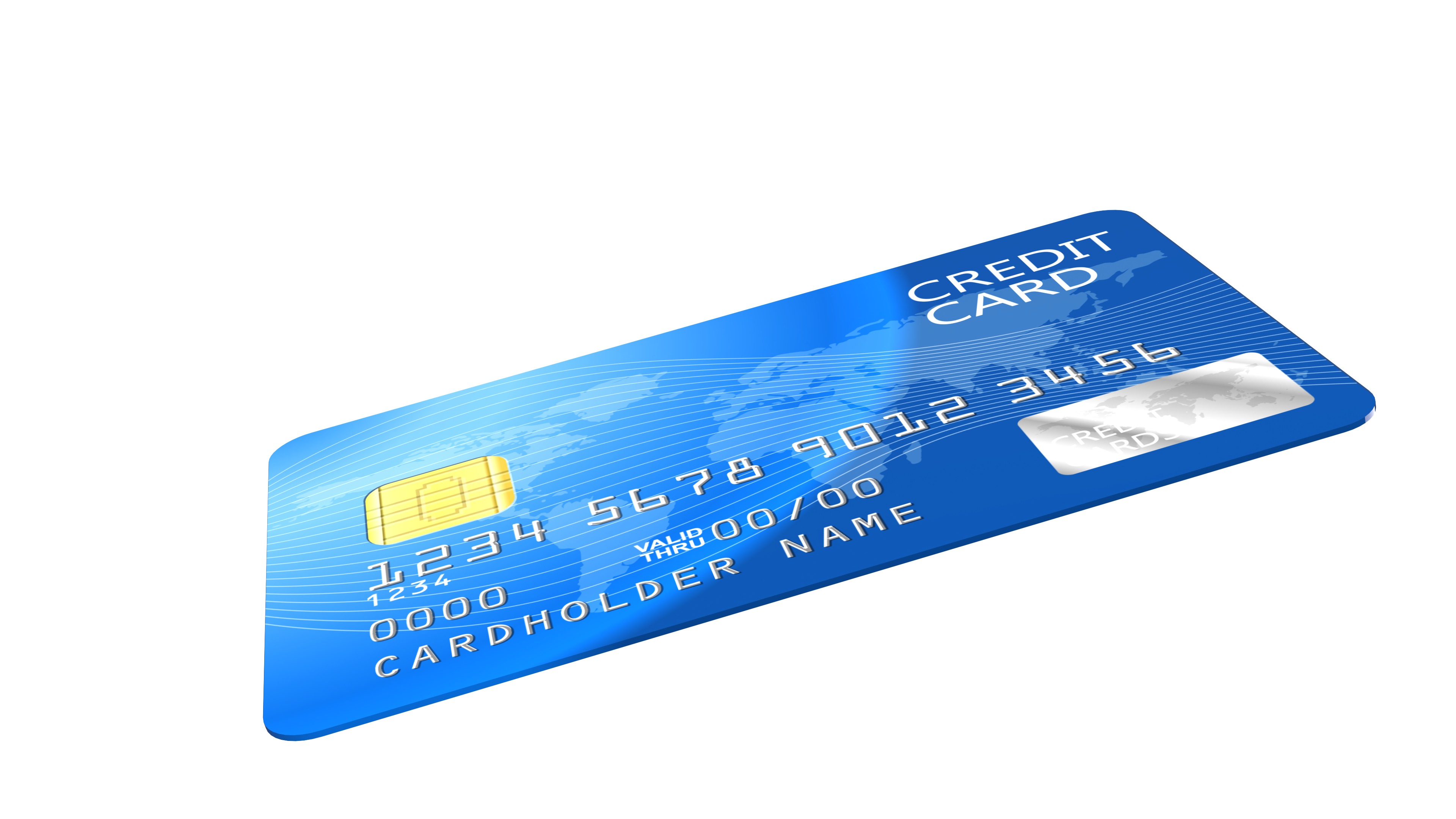 Credit Card 3d Model Low-poly 3D model_6