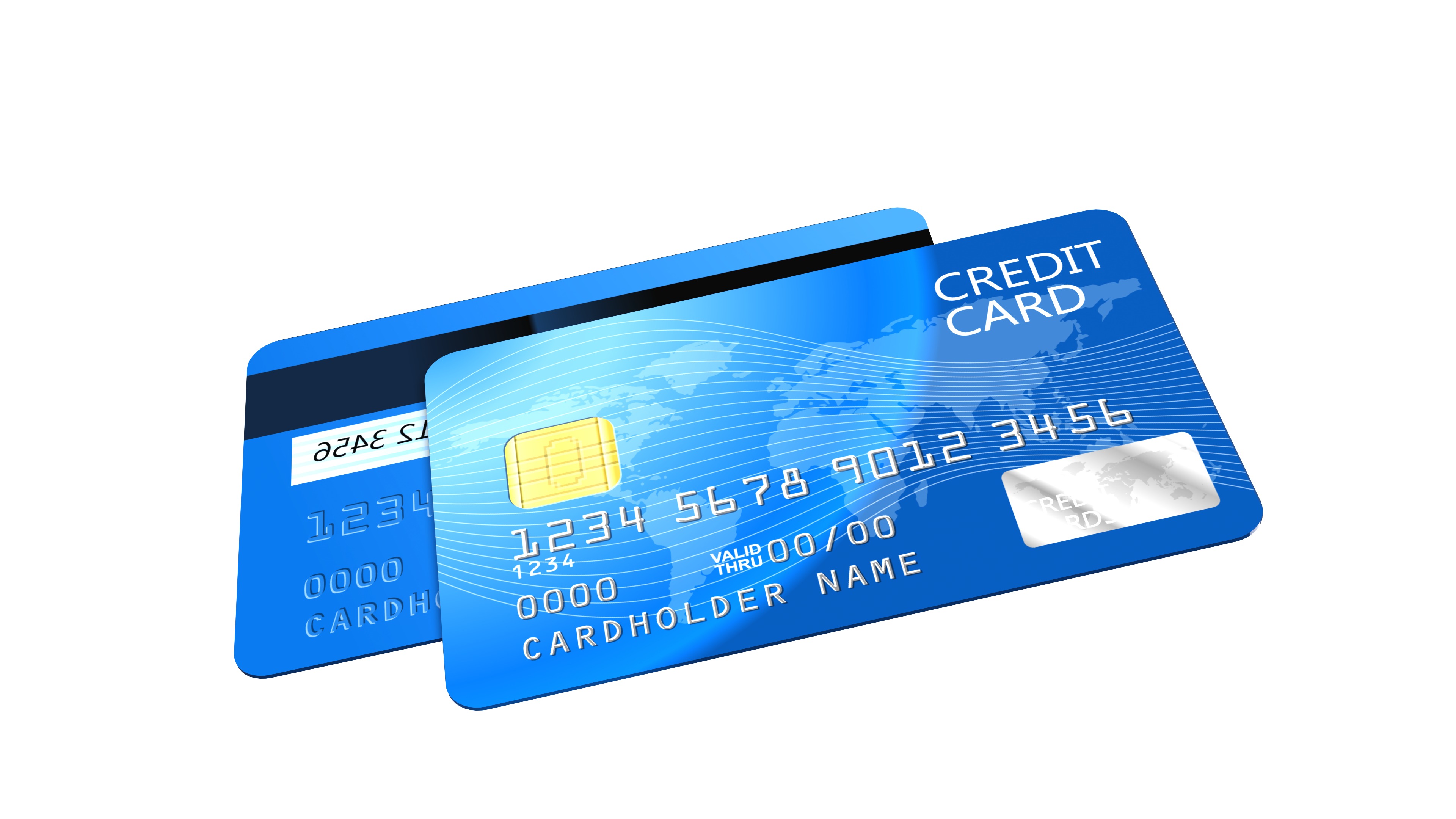 Credit Card 3d Model Low-poly 3D model_4