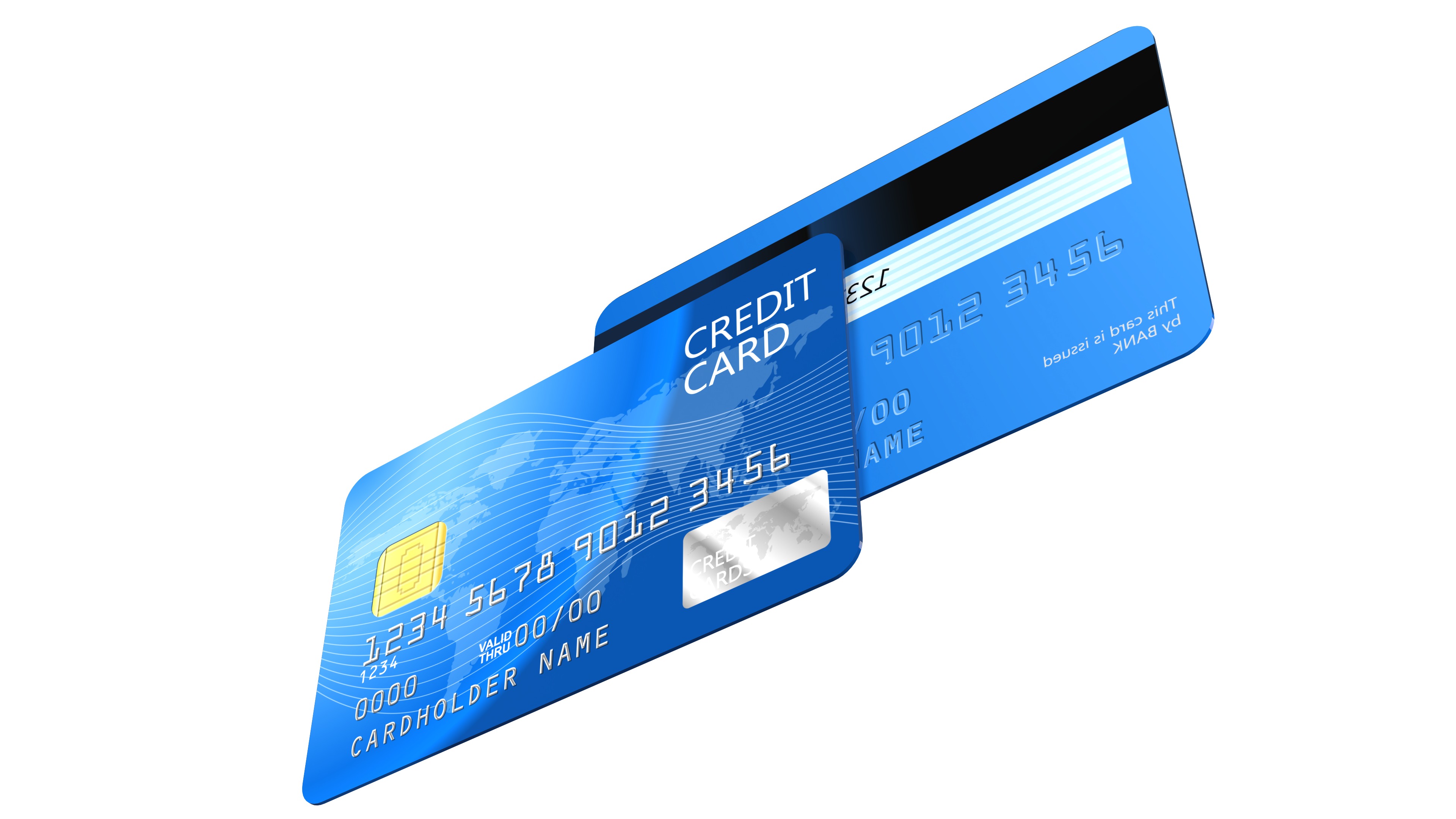 Credit Card 3d Model Low-poly 3D model_5