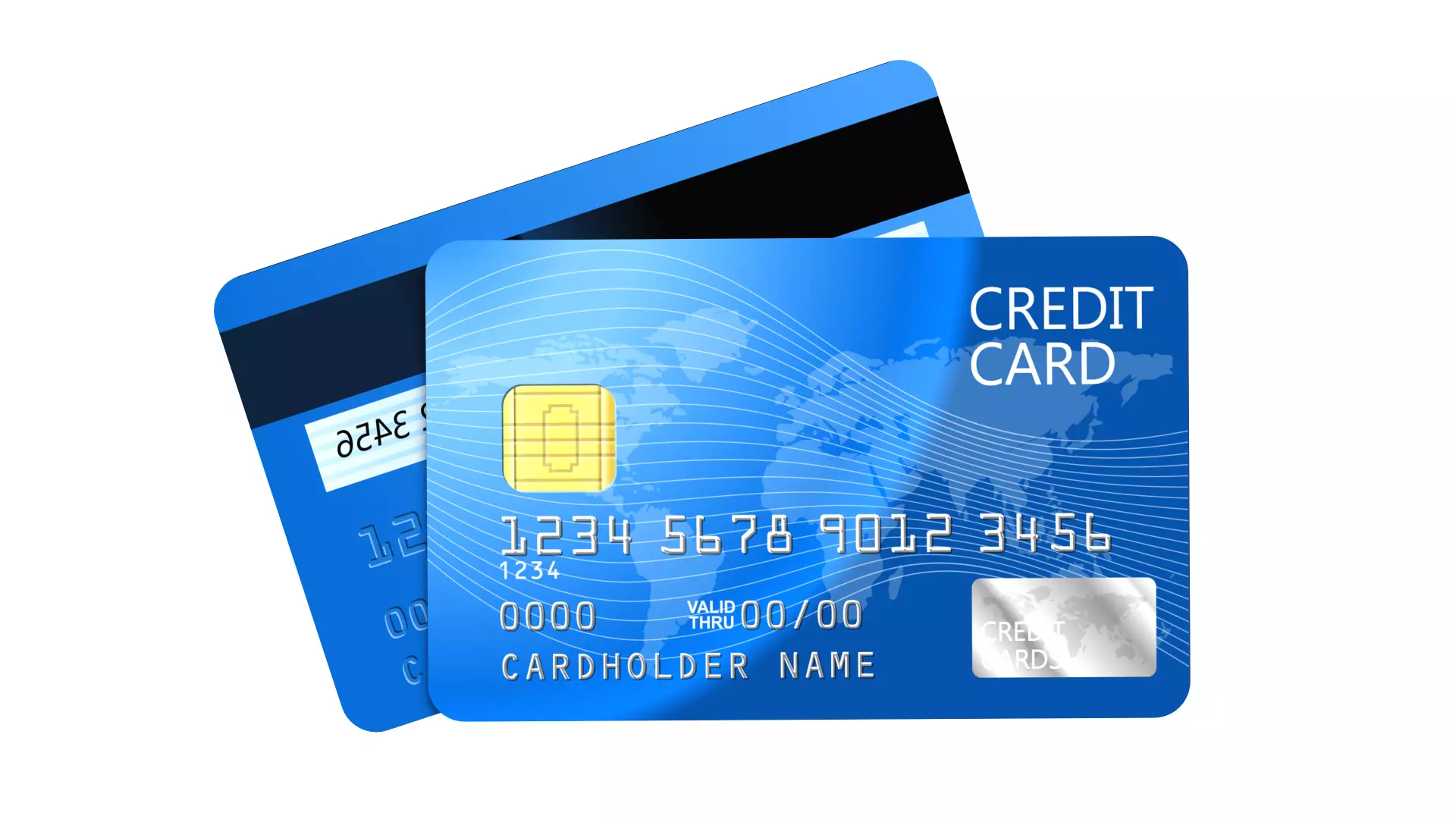 Credit Card 3d Model Low-poly 3D model_0