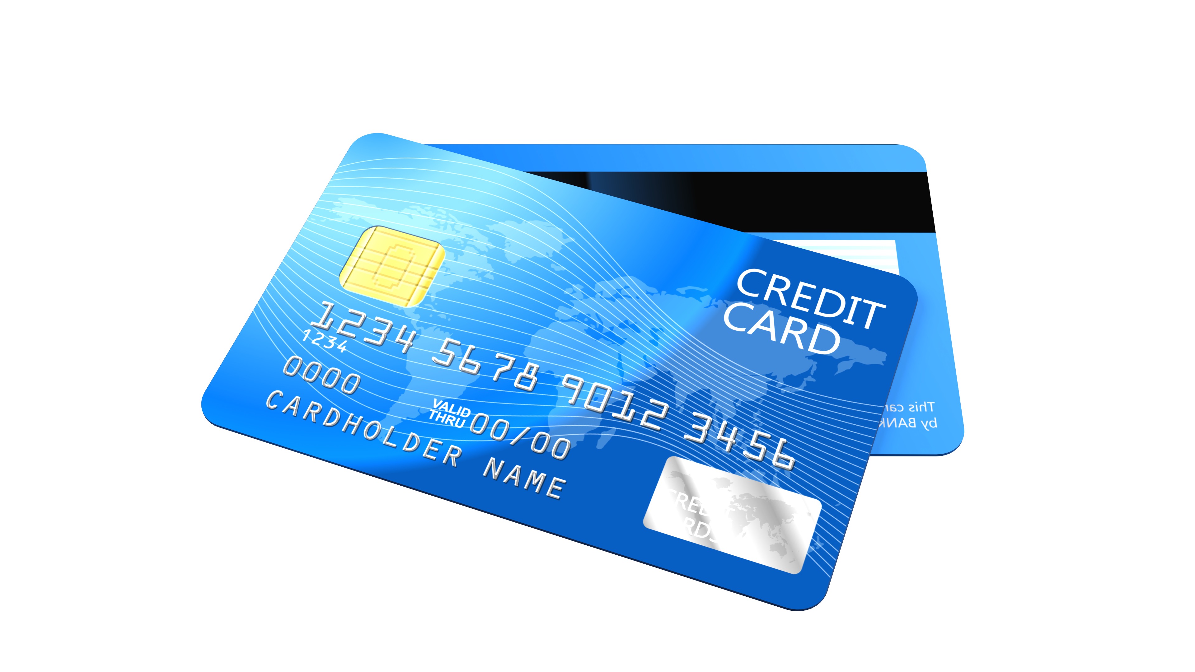 Credit Card 3d Model Low-poly 3D model_1