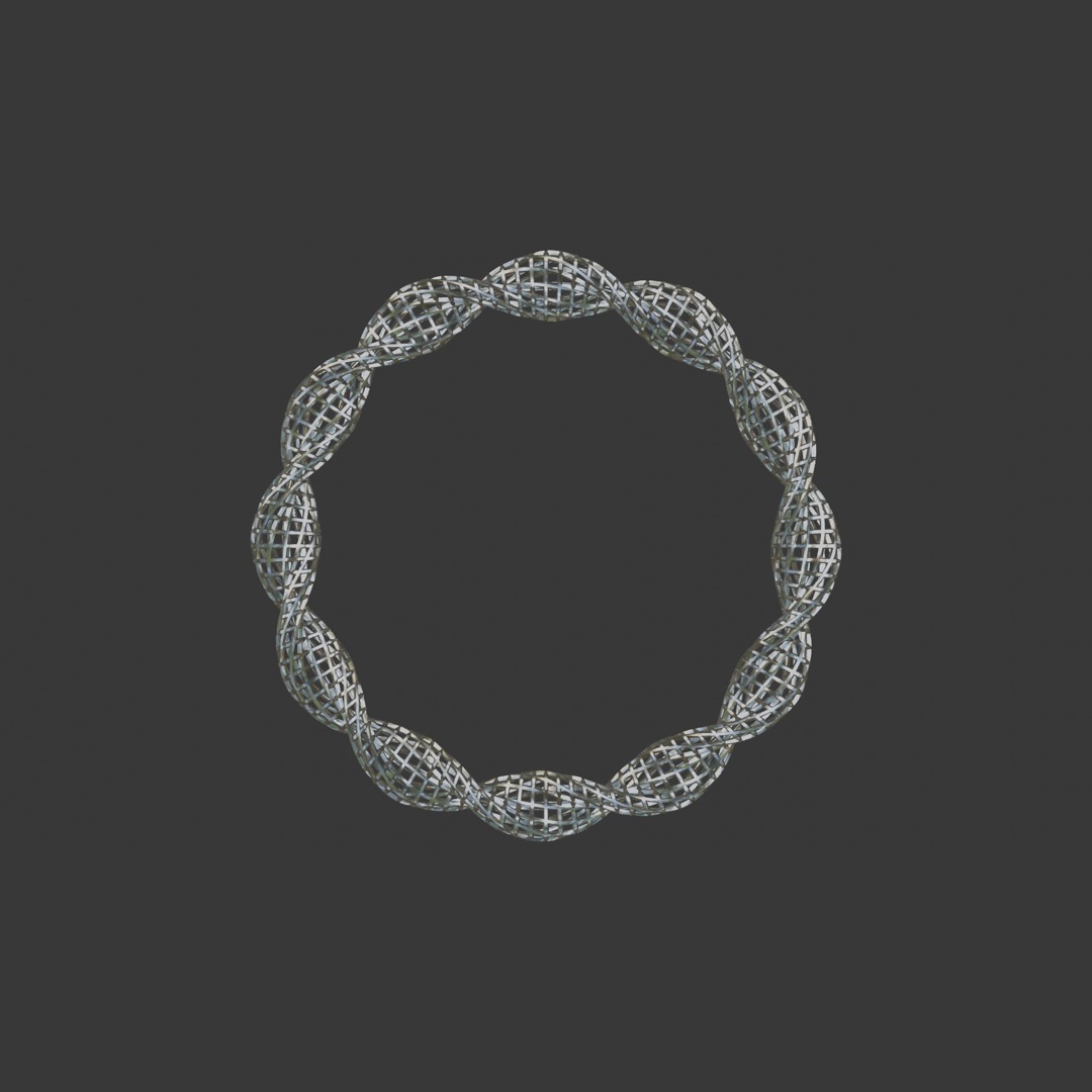 Bracelet 018 3D print model_1