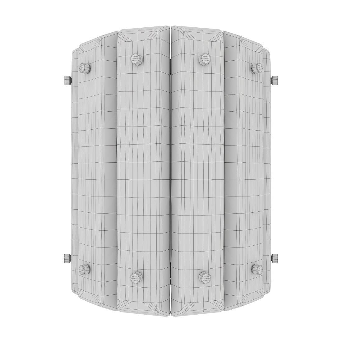 Wall Lamp Blason Single 3D model_5