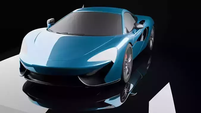 McLaren 750s spider 2024 in parking lot