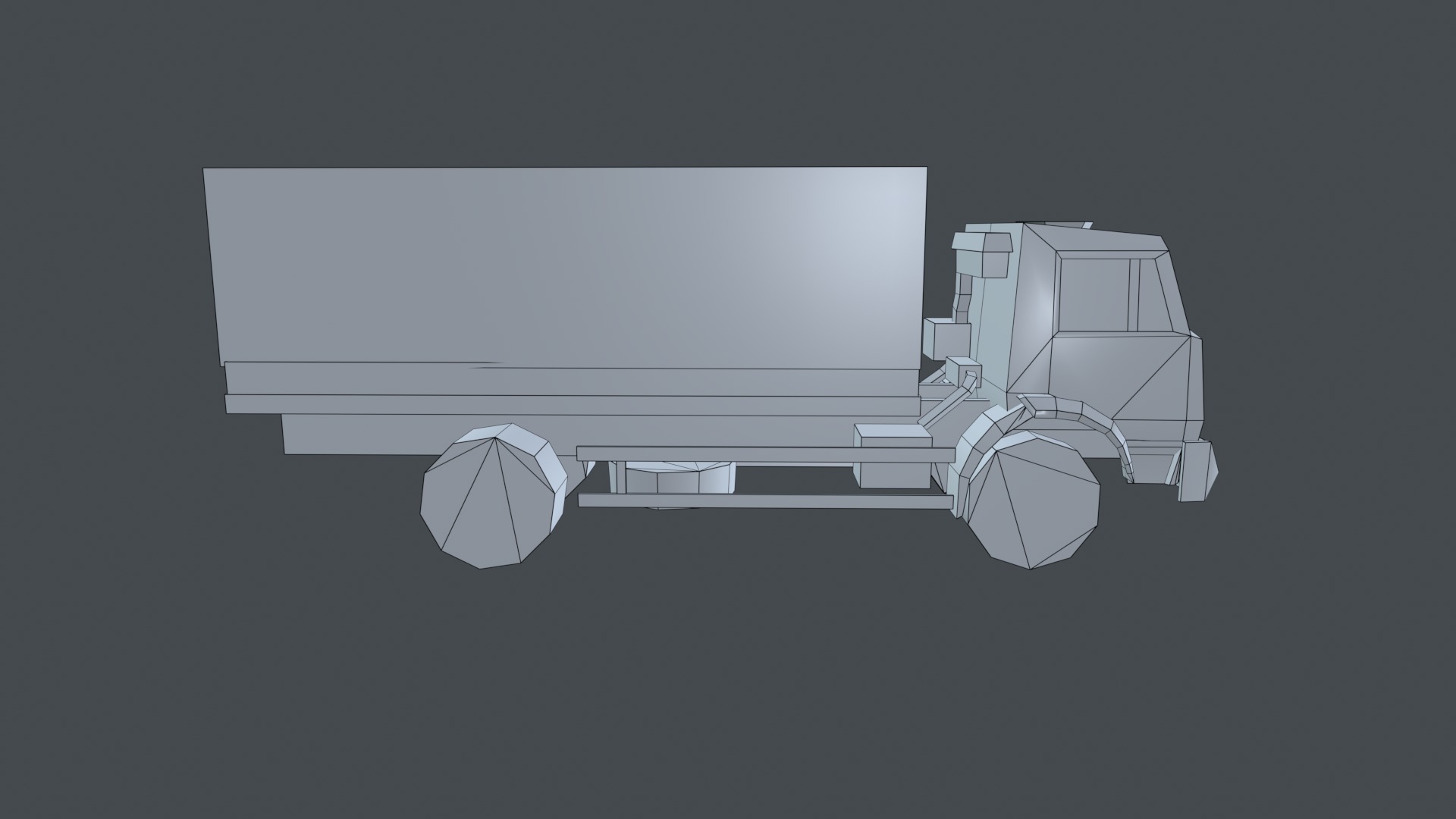 Asset - Army - Kamaz - 3D MODEL Low-poly Low-poly 3D model_54