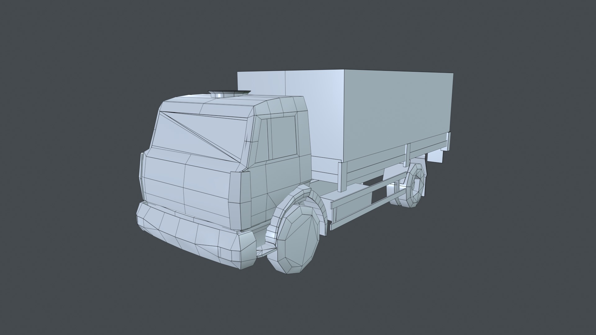 Asset - Army - Kamaz - 3D MODEL Low-poly Low-poly 3D model_42