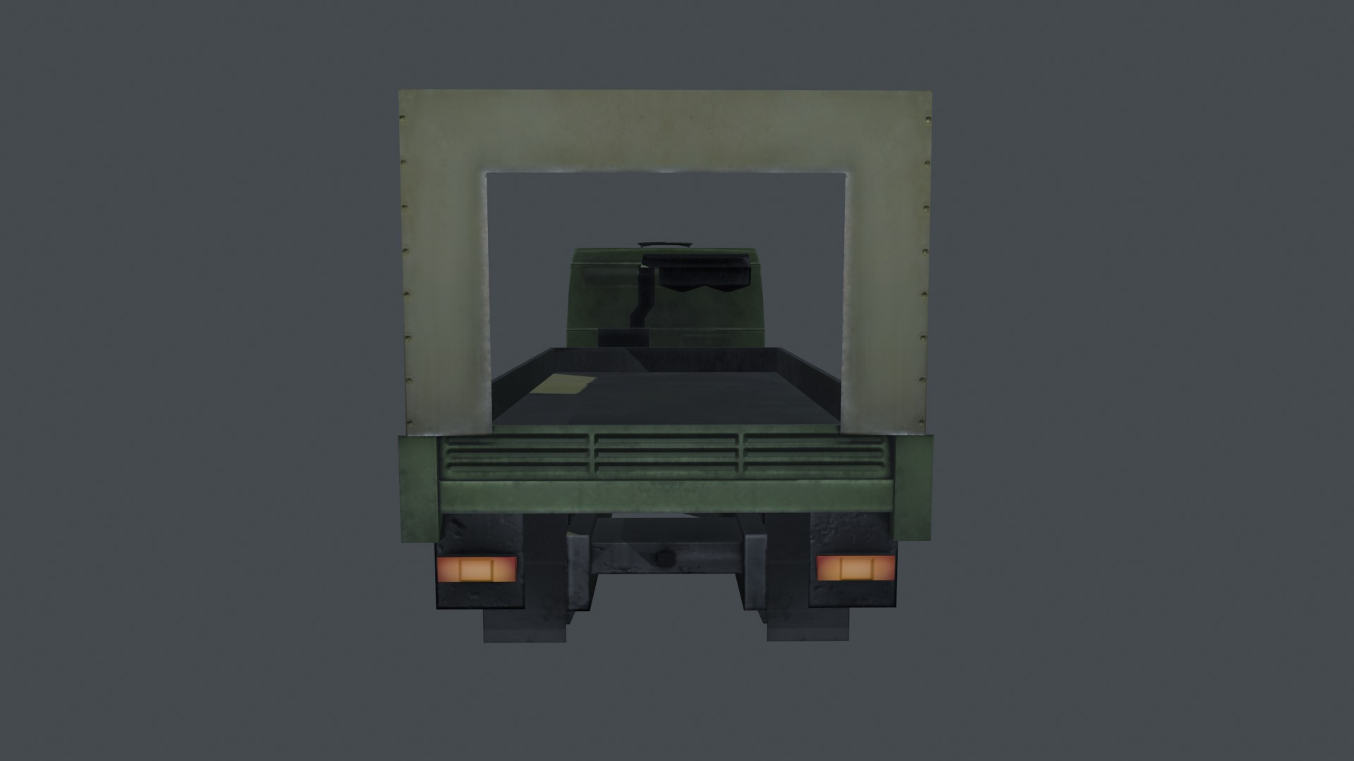 Asset - Army - Kamaz - 3D MODEL Low-poly Low-poly 3D model_40