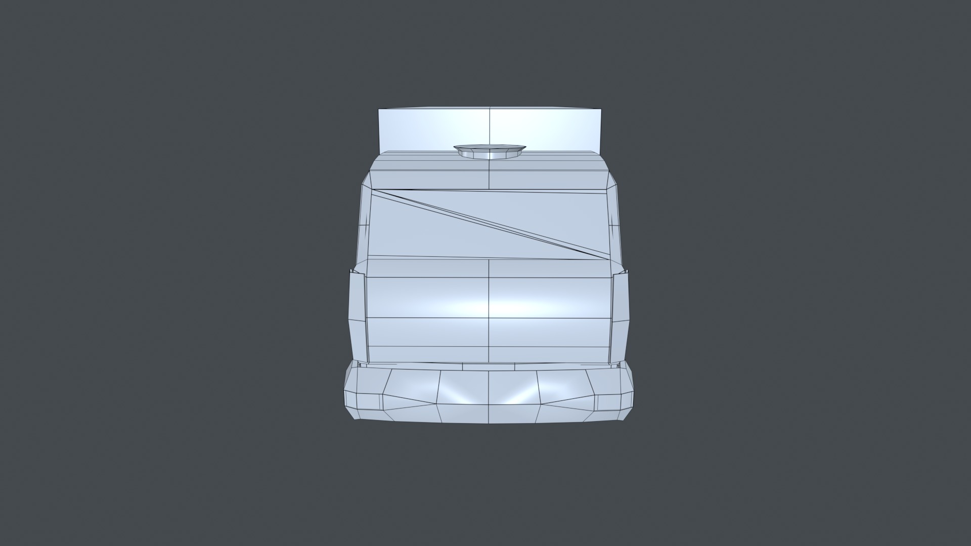 Asset - Army - Kamaz - 3D MODEL Low-poly Low-poly 3D model_43