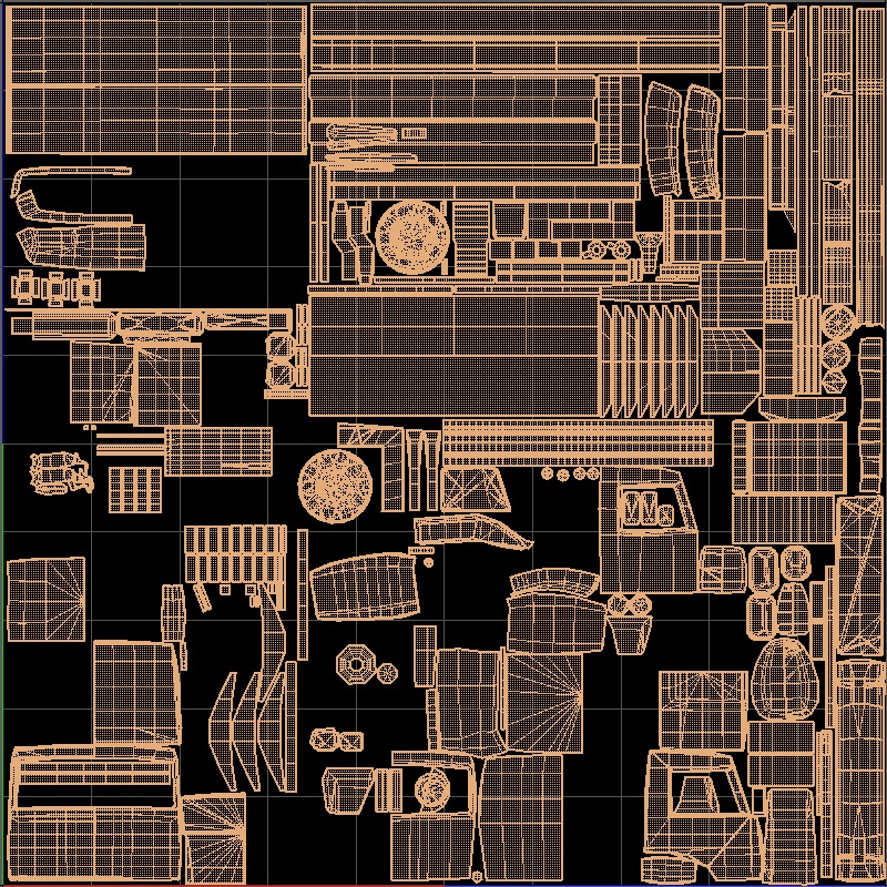 Asset - Army - Kamaz - 3D MODEL Low-poly Low-poly 3D model_6