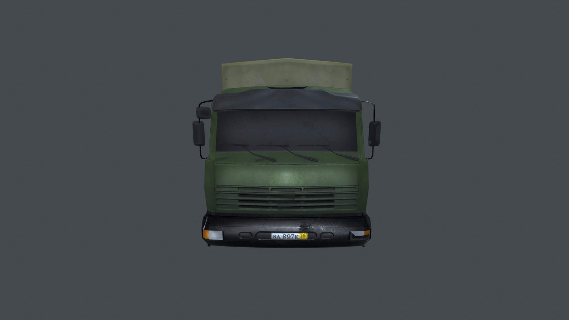 Asset - Army - Kamaz - 3D MODEL Low-poly Low-poly 3D model_28