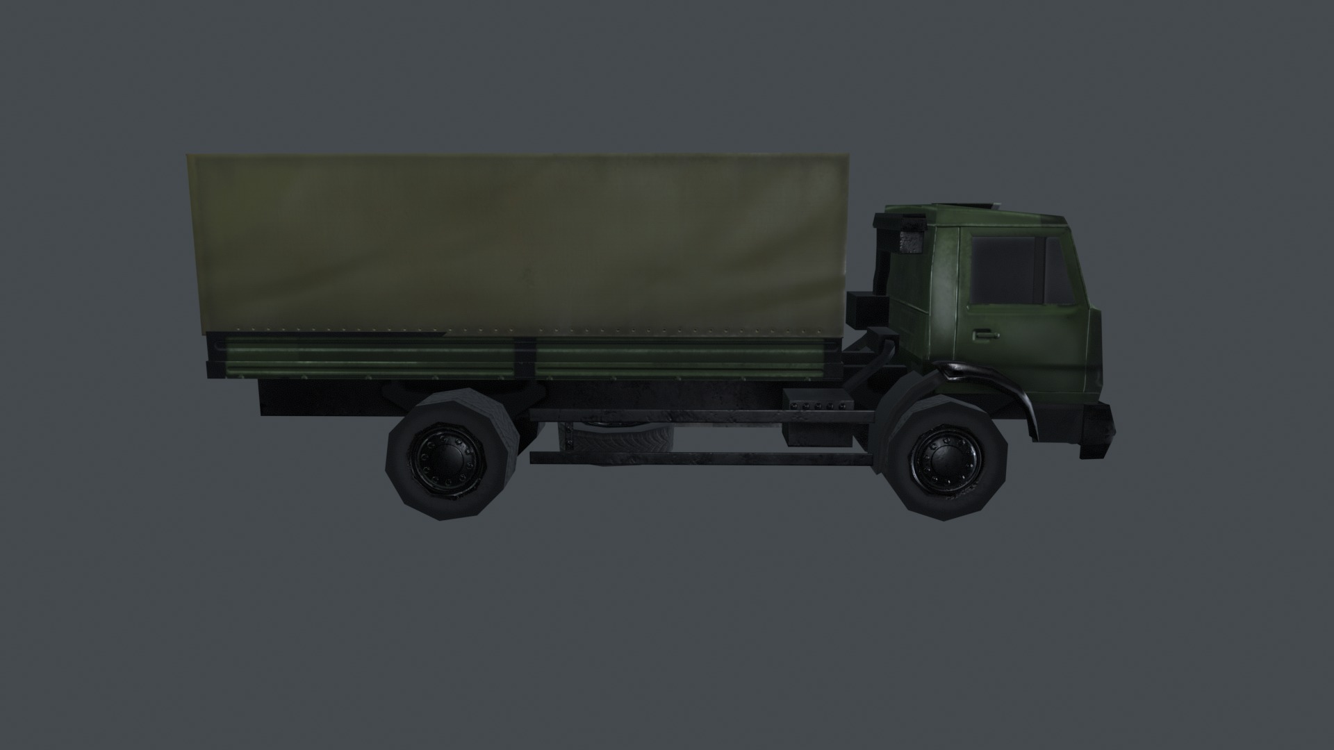 Asset - Army - Kamaz - 3D MODEL Low-poly Low-poly 3D model_49