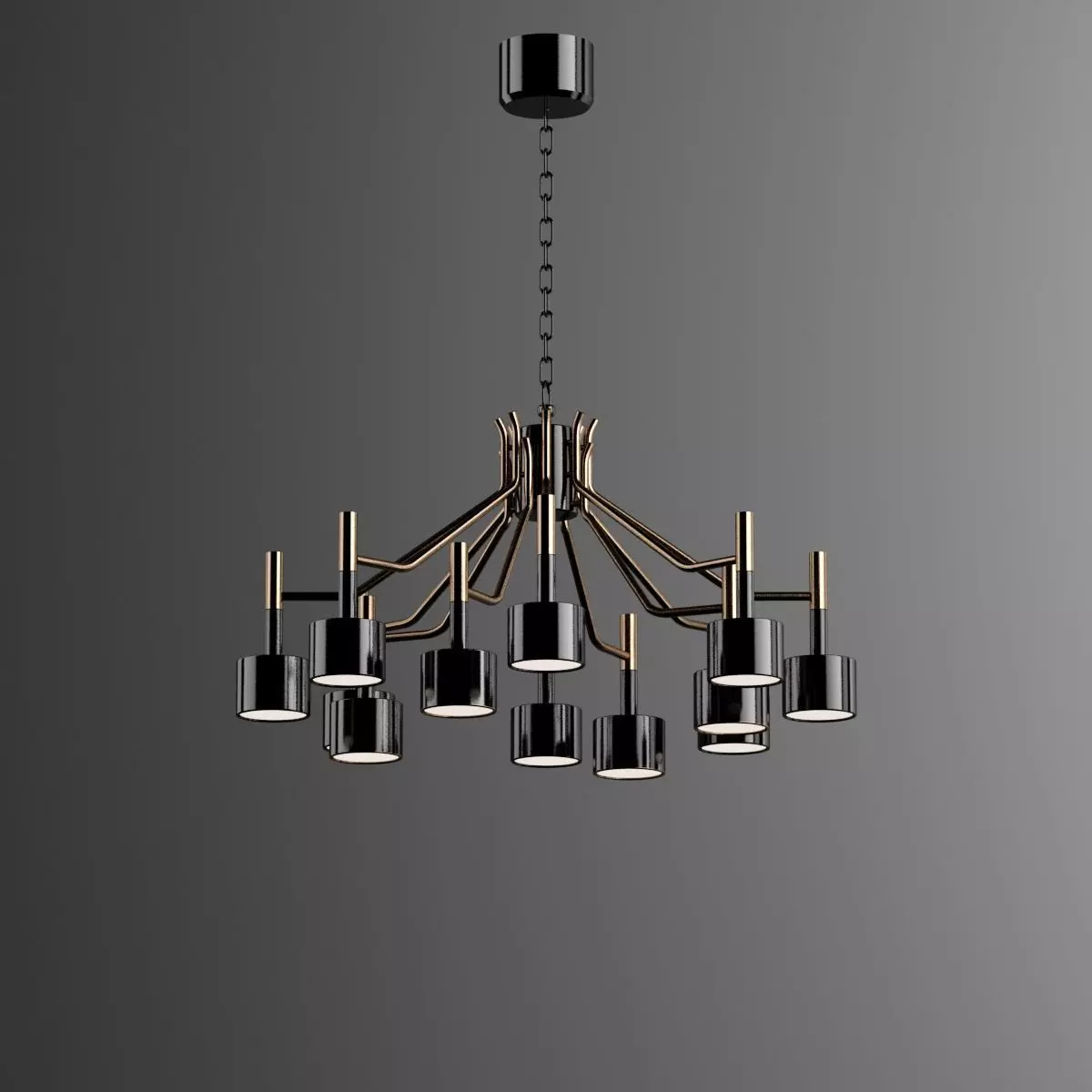 Ceiling light 3D model_0