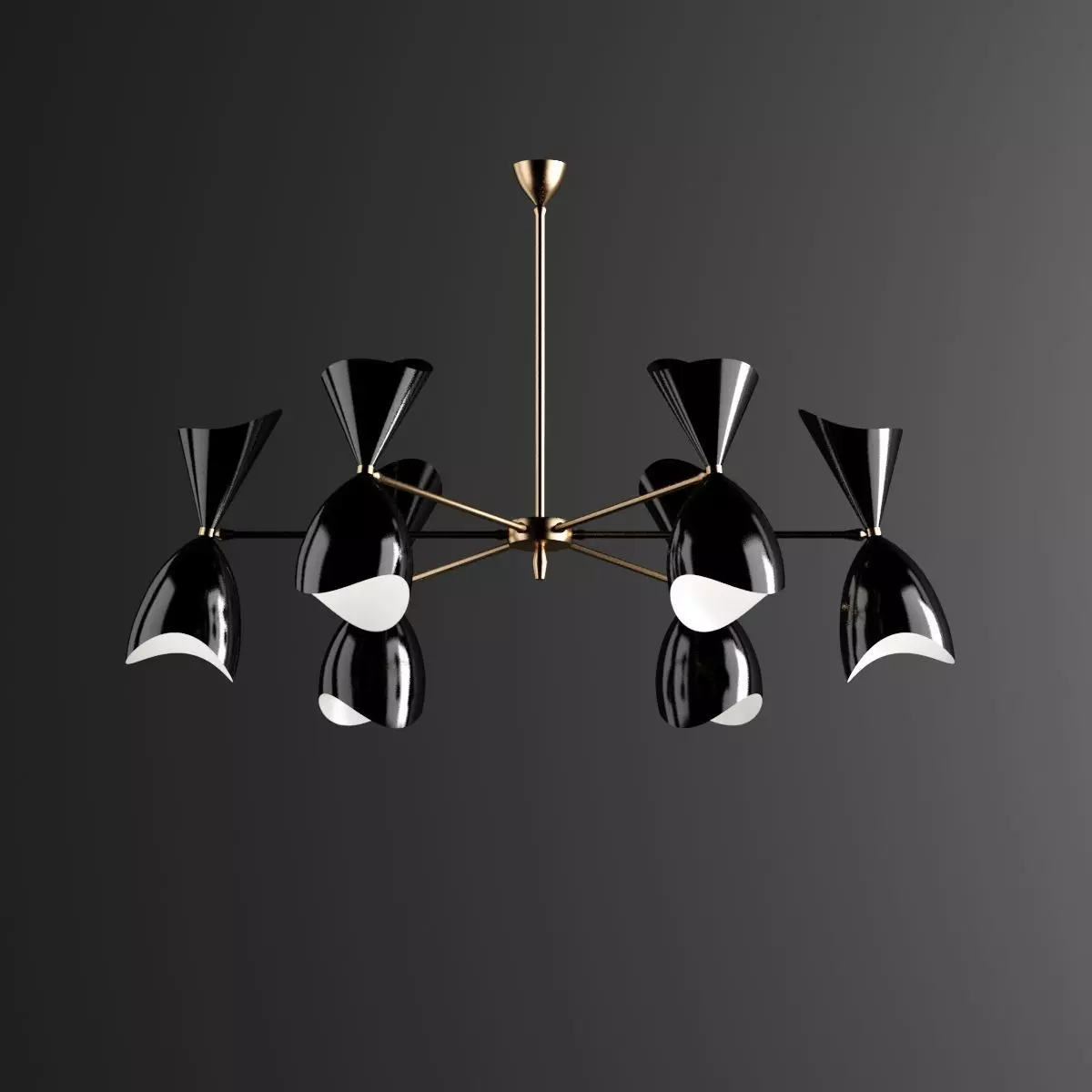 Ceiling light 3D model_0