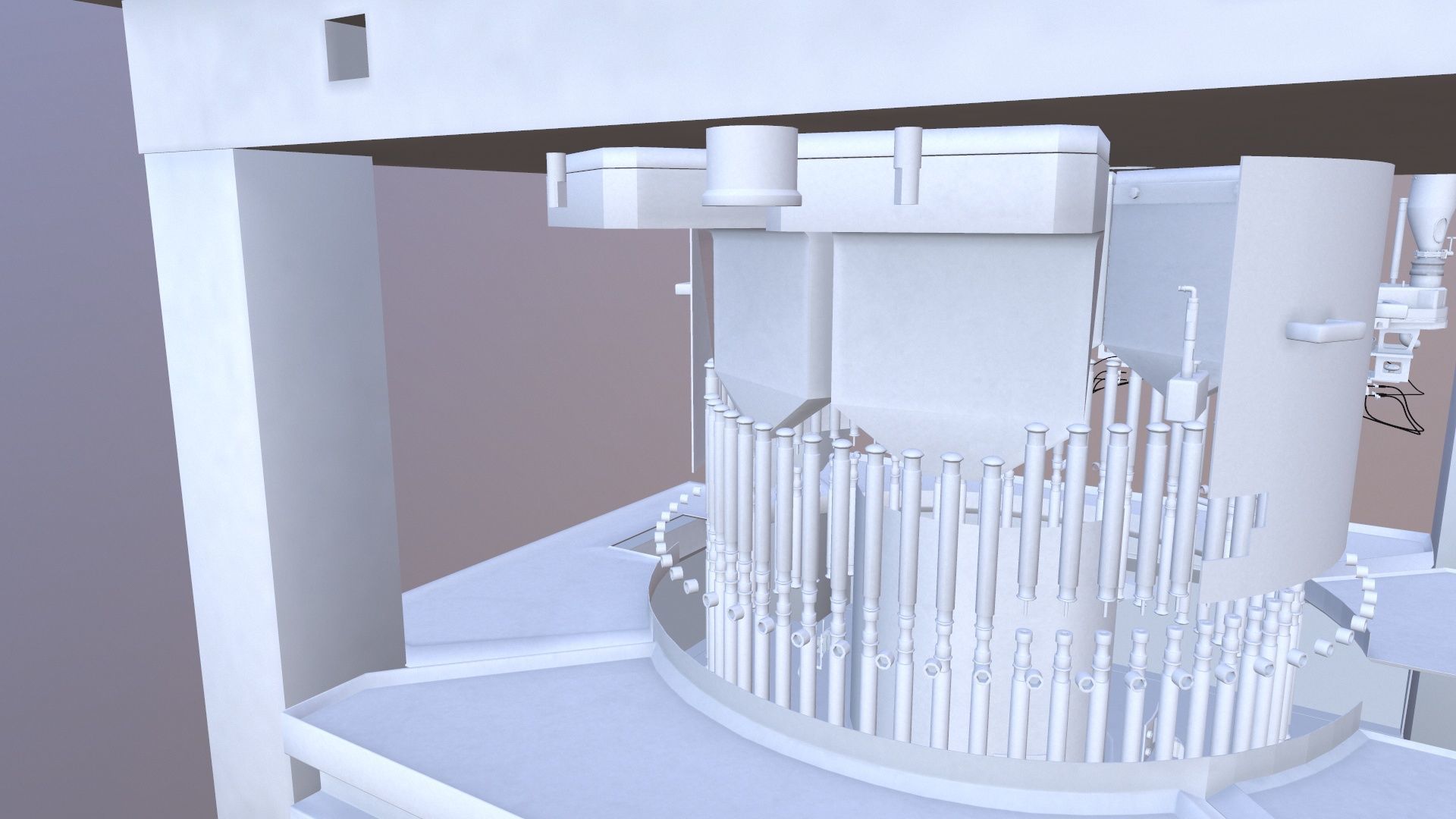 Tablet Coating Machine Low-poly 3D model_16