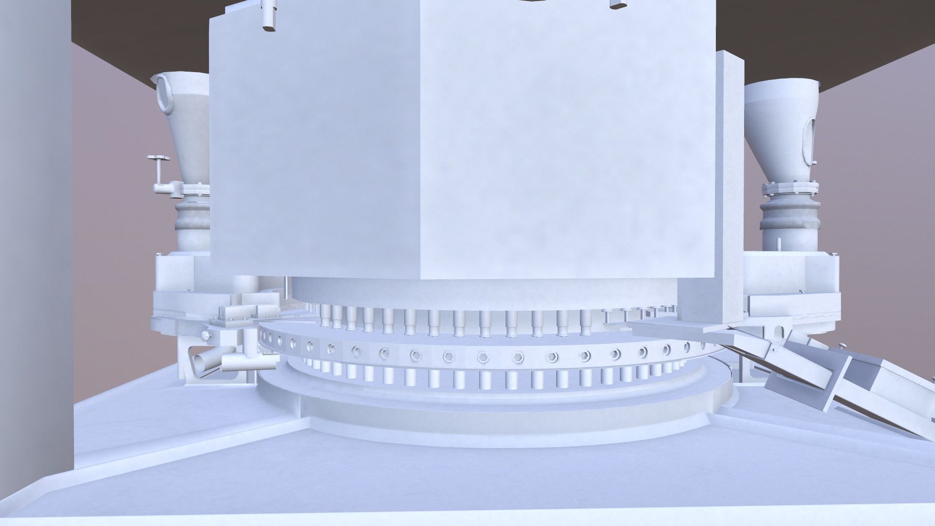 Tablet Coating Machine Low-poly 3D model_6