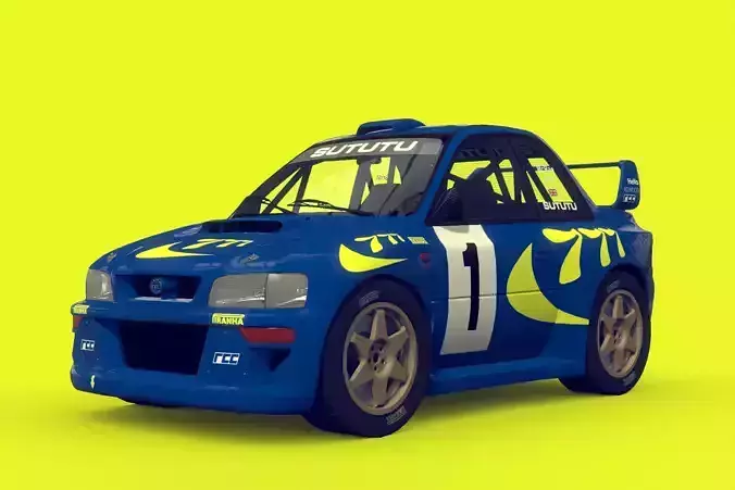 Cartoon Rally Car 1999