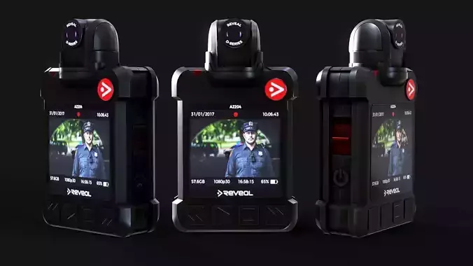 D Series Body Camera 3D Model 4K PBR Textures Game  CGI Ready