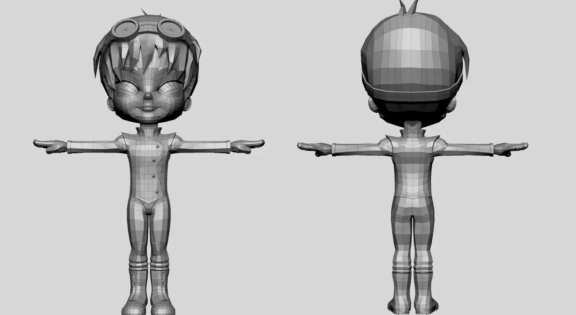 Cartoon Model 3D model_0
