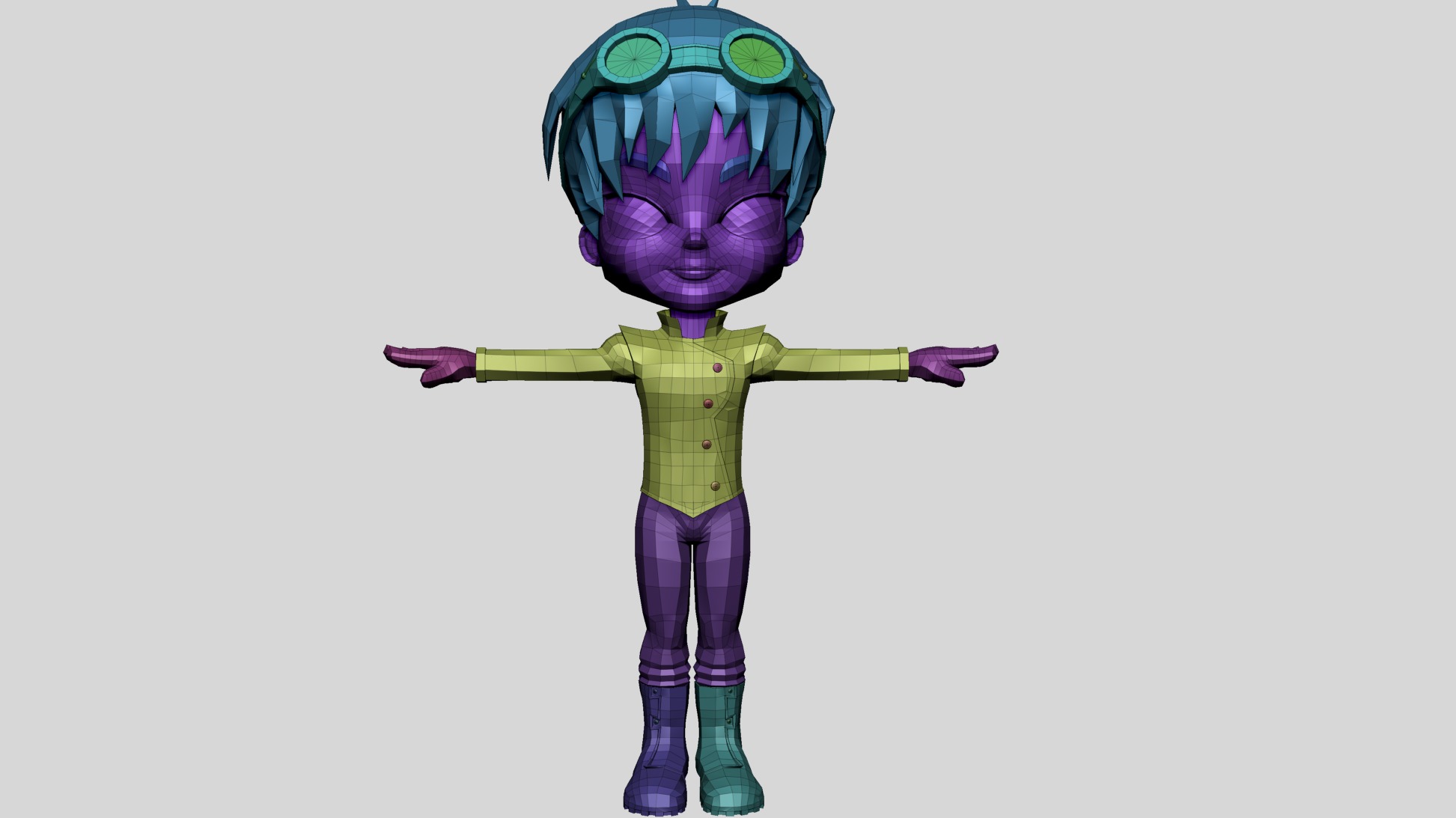 Cartoon Model 3D model_8