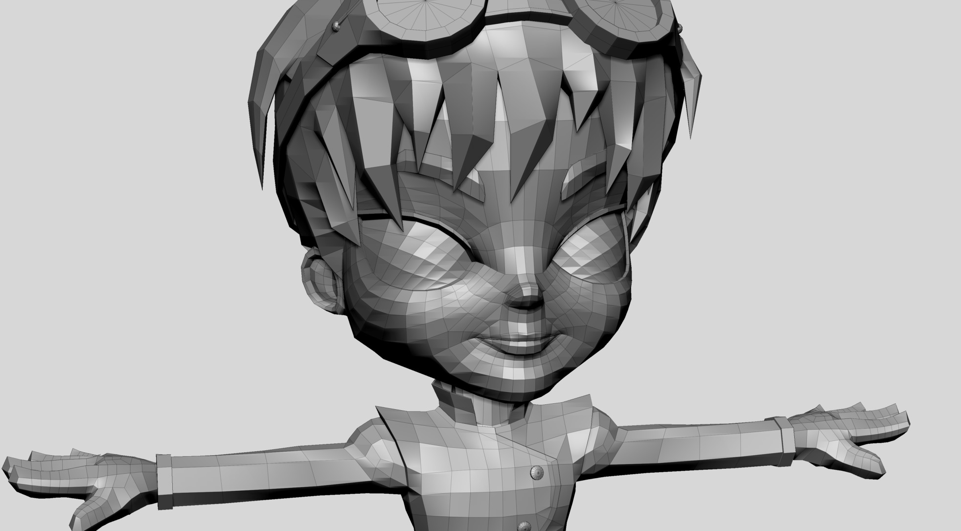 Cartoon Model 3D model_6