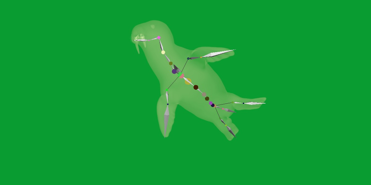 Walrus Low-poly 3D model_25