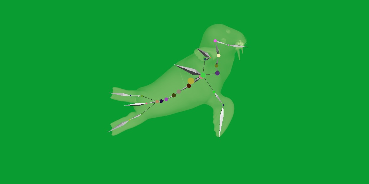 Walrus Low-poly 3D model_24