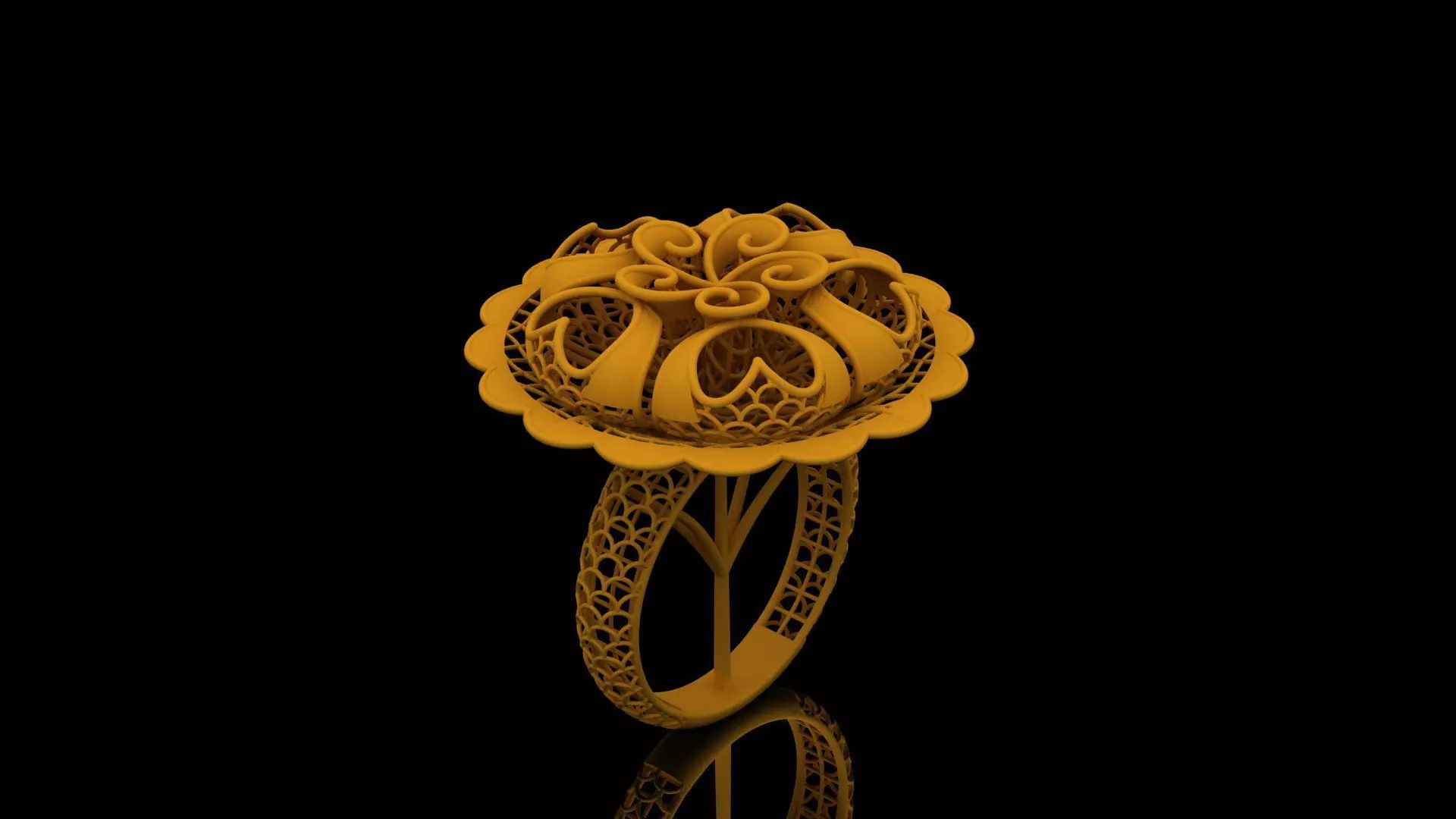 A Touch of Tradition Turkish Rings for Her 3D print model