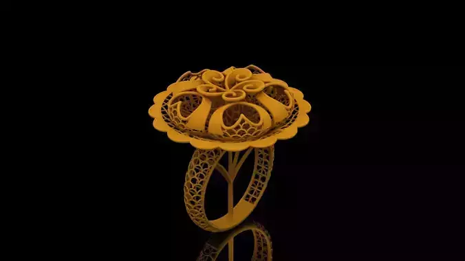 A Touch of Tradition Turkish Rings for Her 3D print model