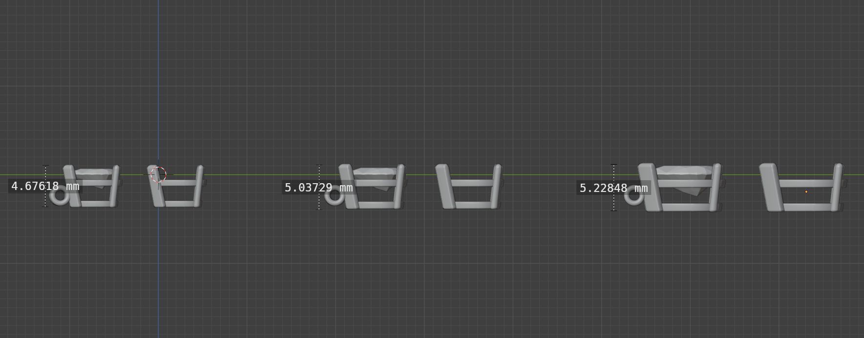 Pear prong Necklace - Setting Collection 3D print model_2