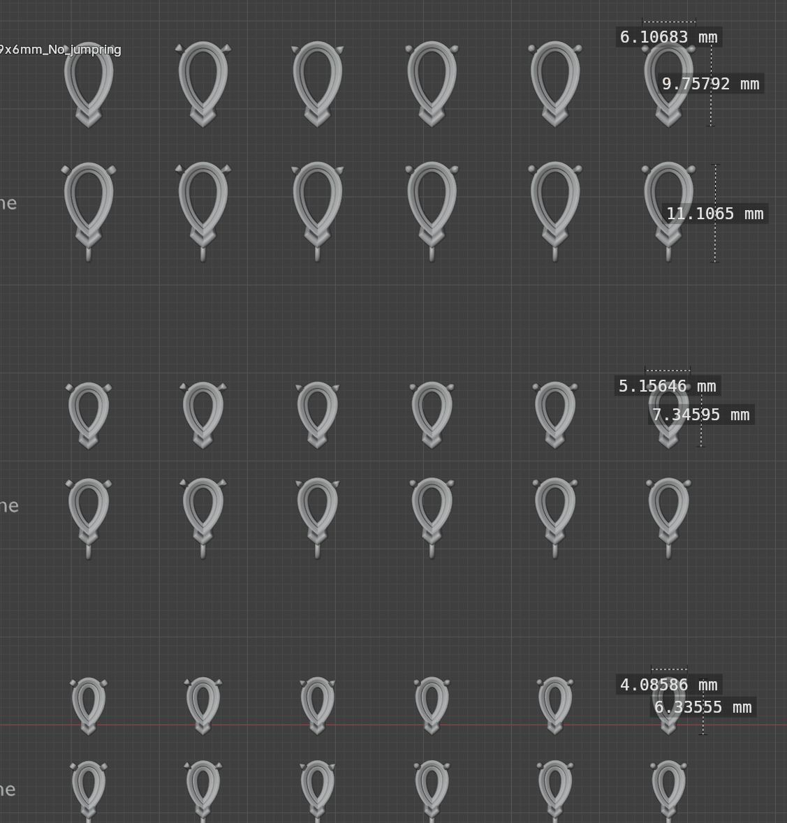 Pear prong Necklace - Setting Collection 3D print model_1