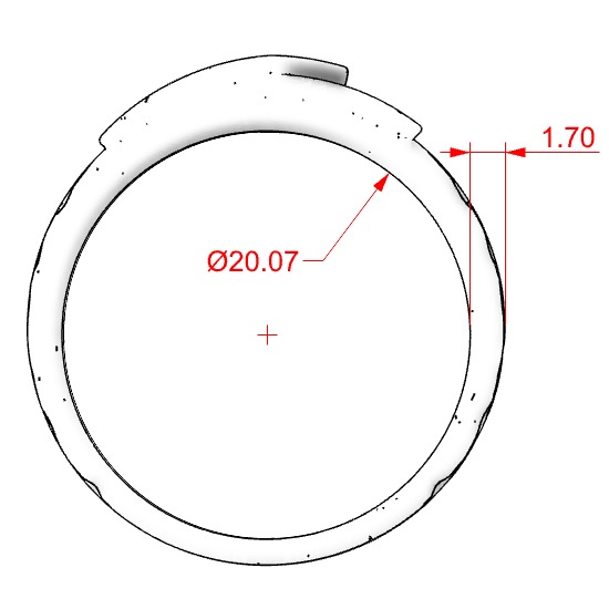 Ring of Luck 3D print model_3