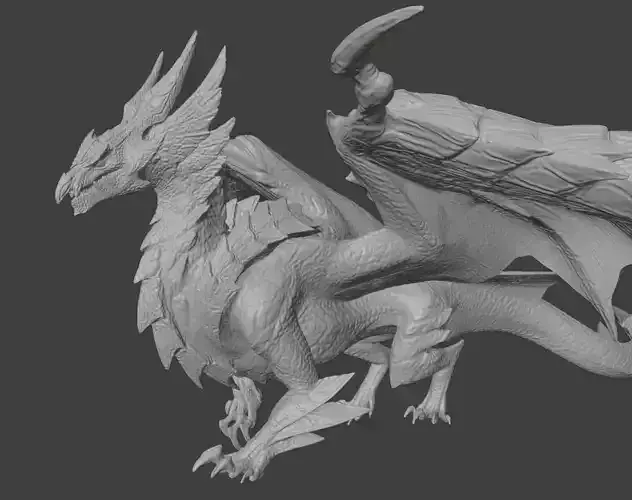 Primordial Malzeno - Monster Hunter Rise 3D print model