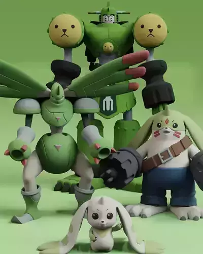 Terriermon Digivolution Pack