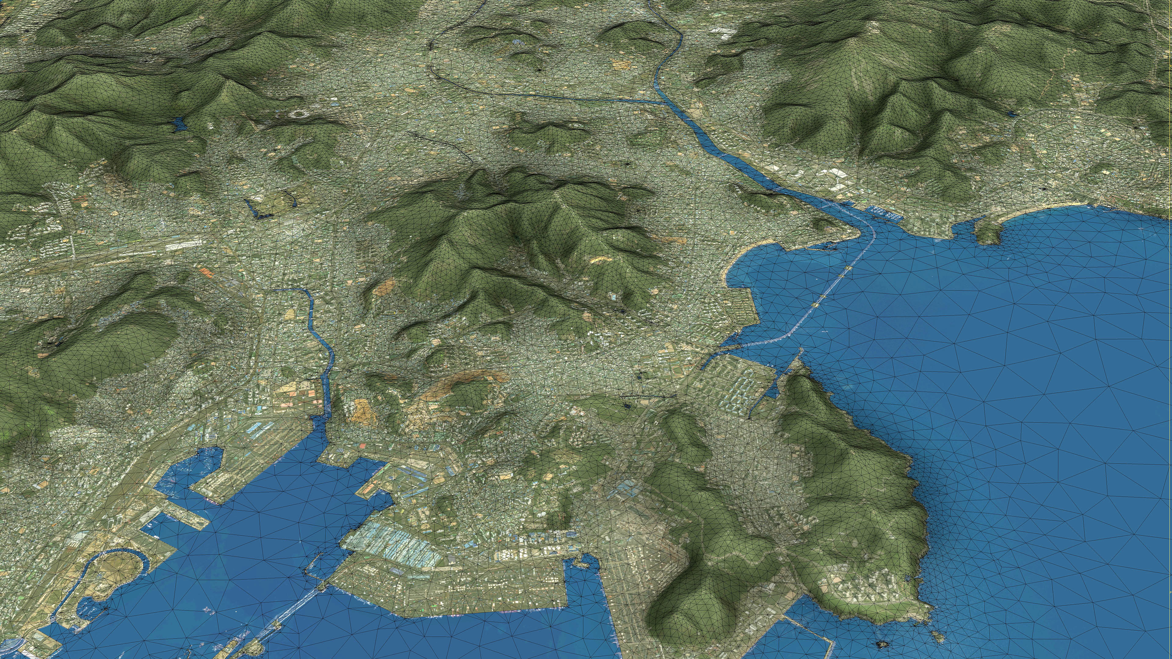 Busan - 3D City Topography Terrain 3D Model Collection_30