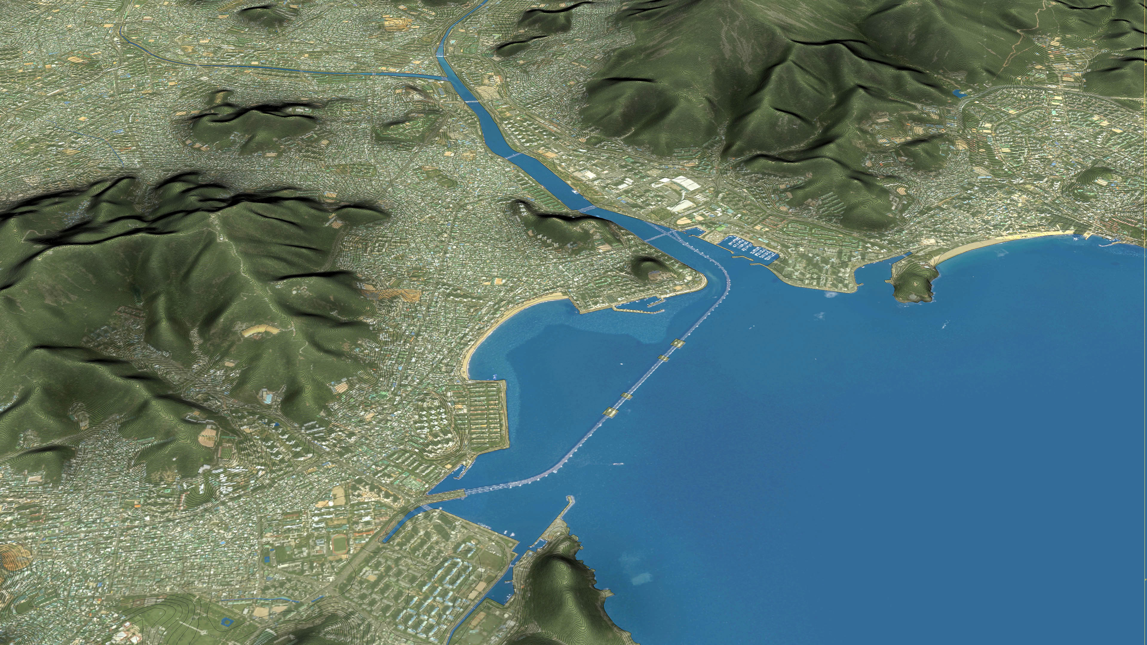 Busan - 3D City Topography Terrain 3D Model Collection_27