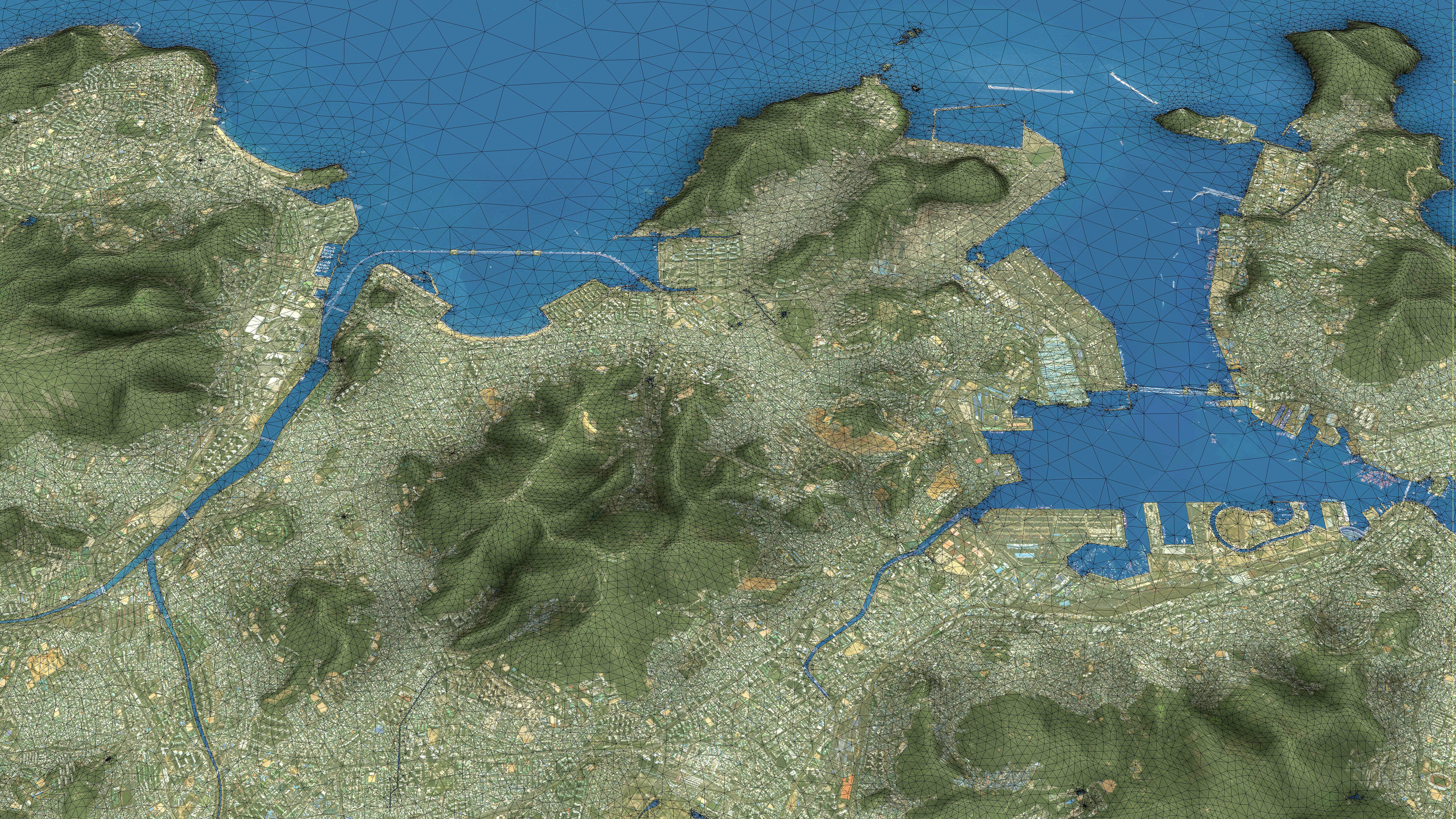 Busan - 3D City Topography Terrain 3D Model Collection_14