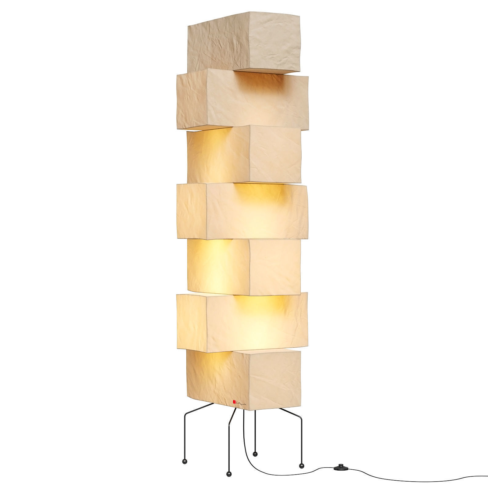 Akari floor lamp UF4 L10 3D model_1