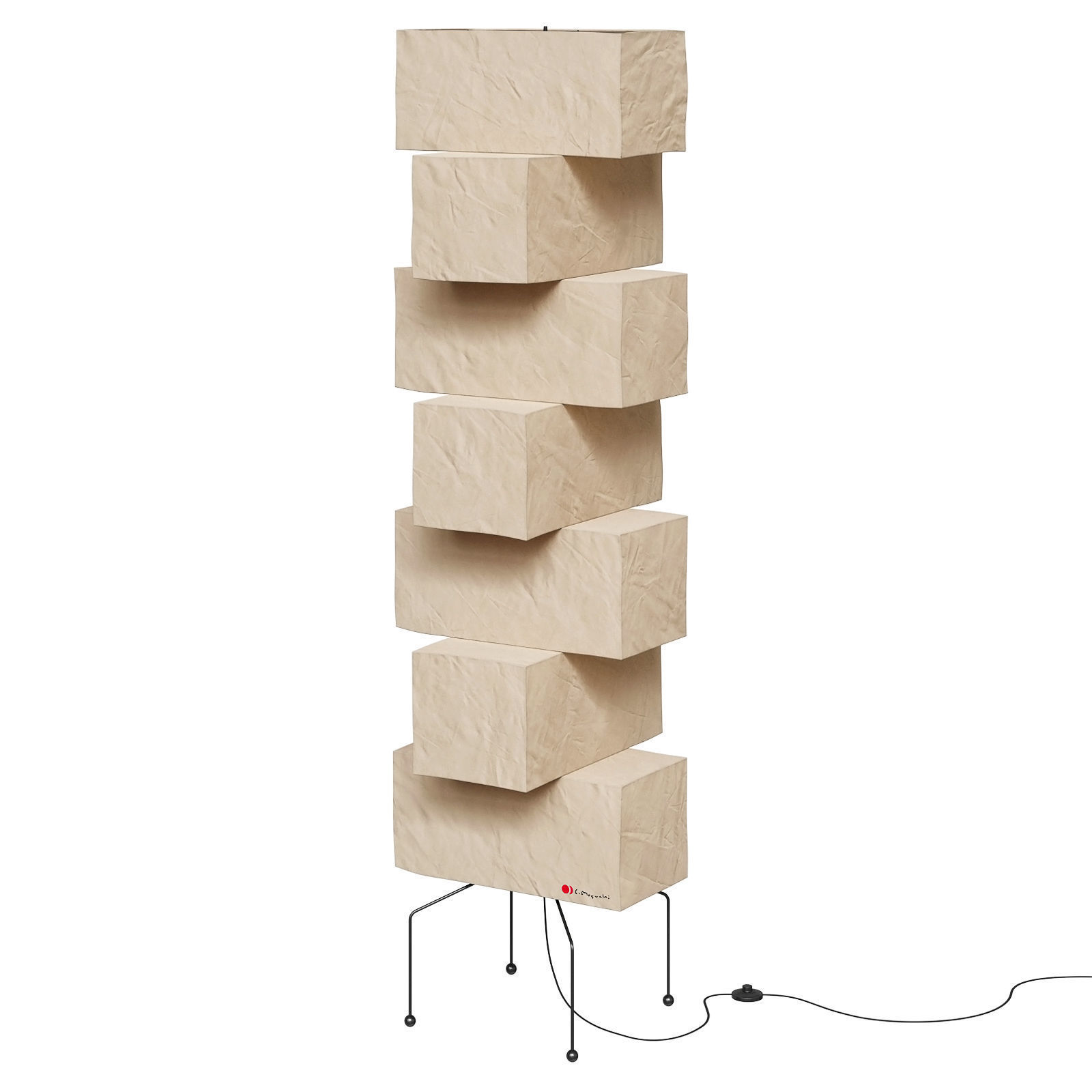 Akari floor lamp UF4 L10 3D model_8