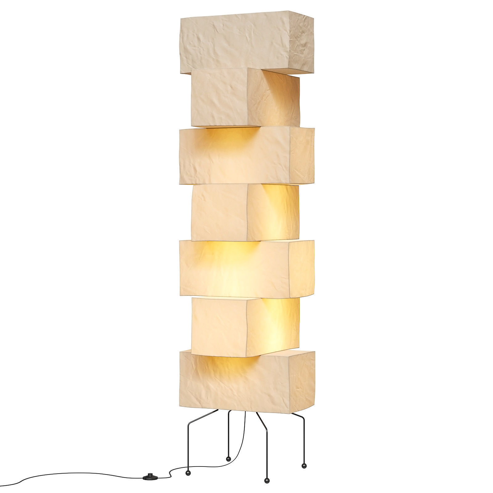 Akari floor lamp UF4 L10 3D model_3