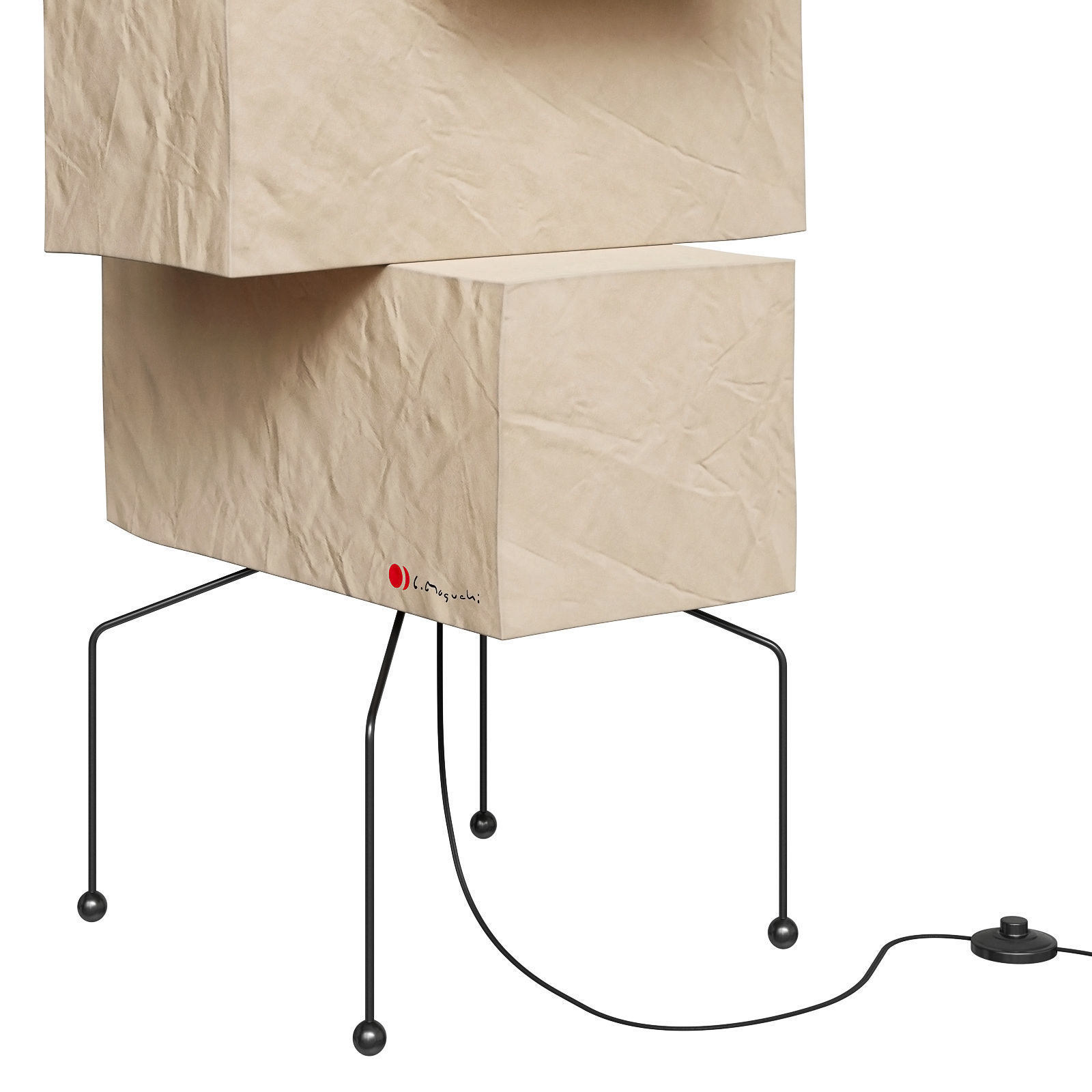 Akari floor lamp UF4 L10 3D model_11