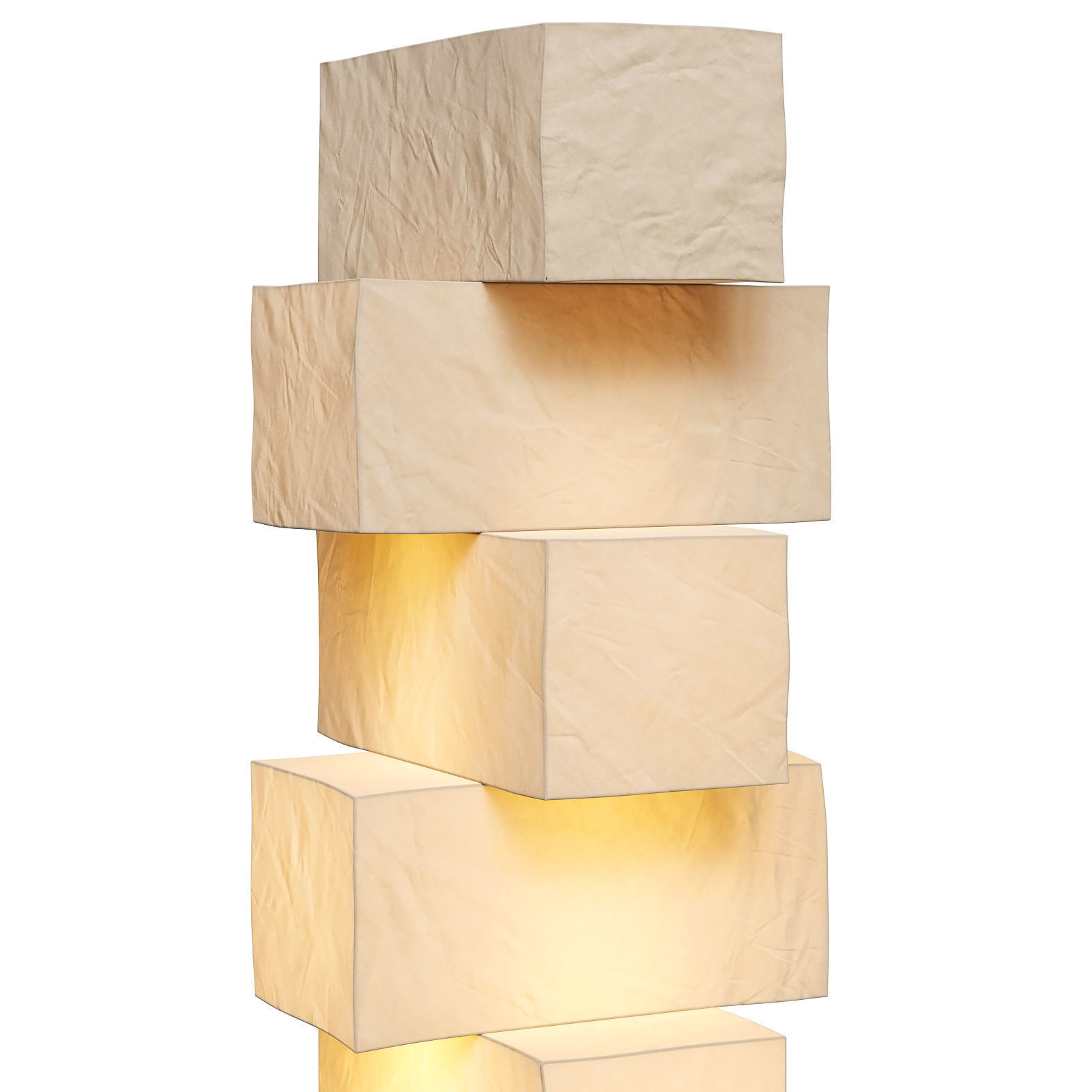 Akari floor lamp UF4 L10 3D model_4