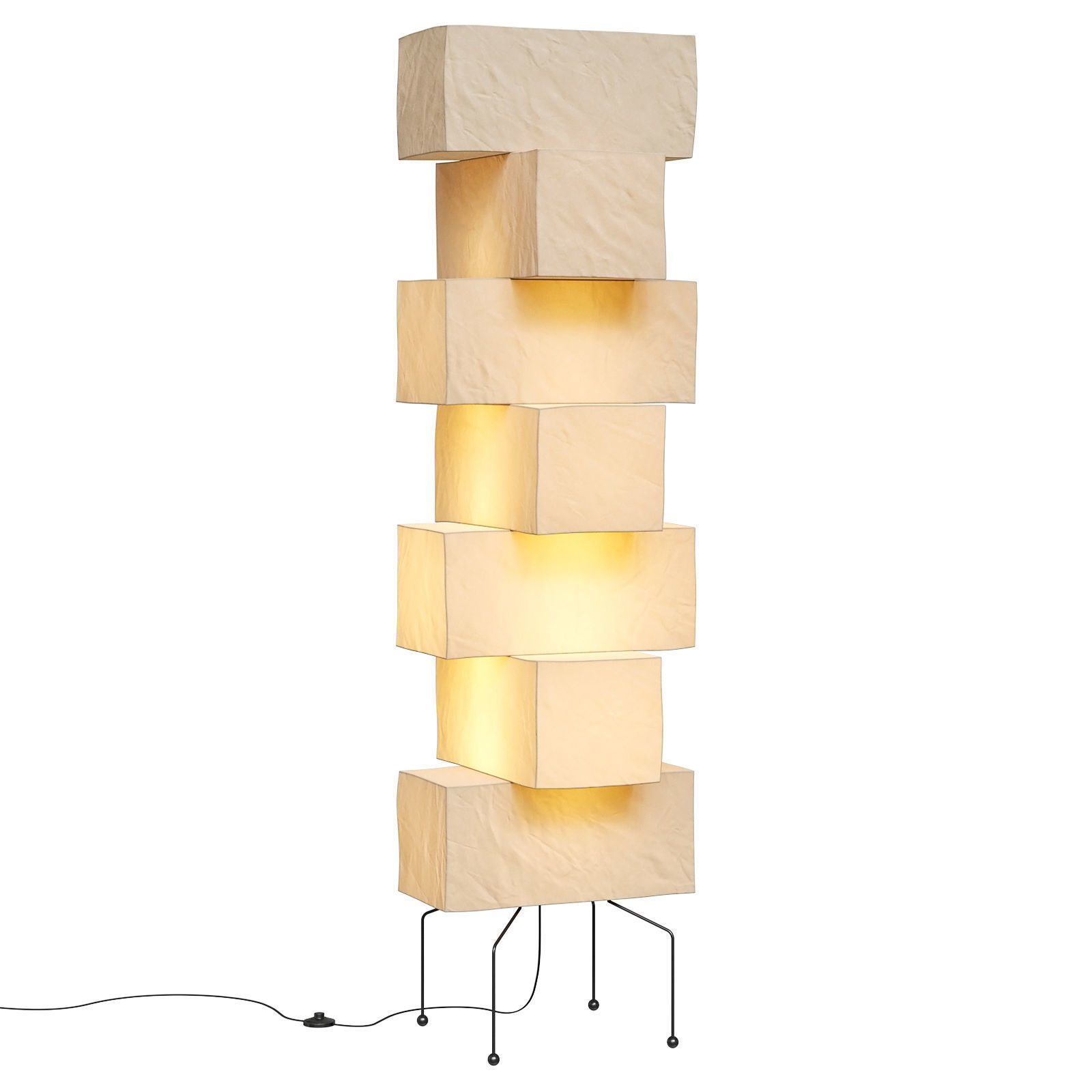 Akari floor lamp UF4 L10 3D model_2