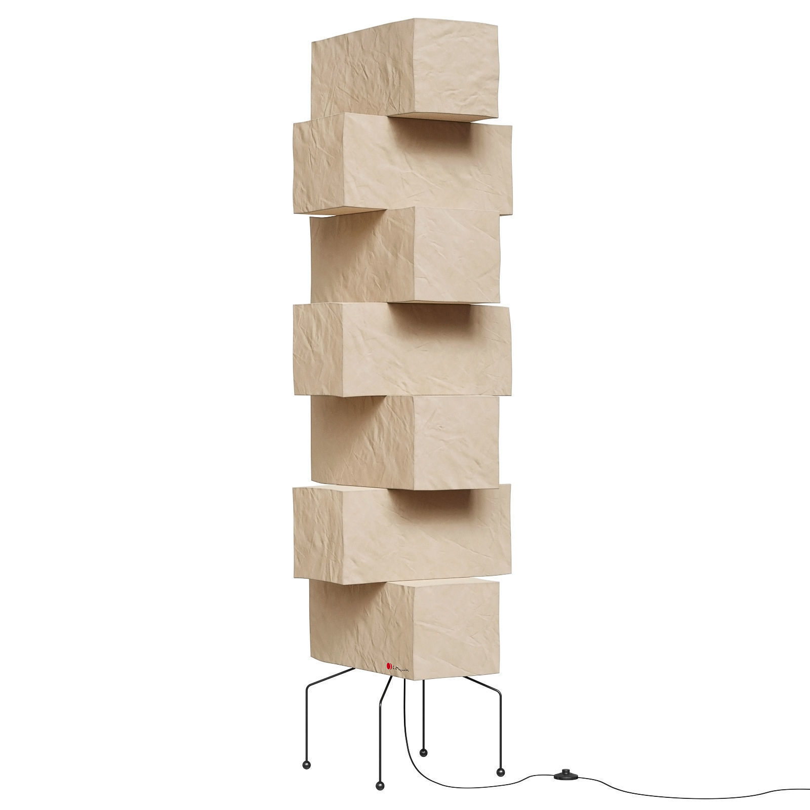 Akari floor lamp UF4 L10 3D model_7